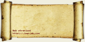 Hana Rakita vizit kartica